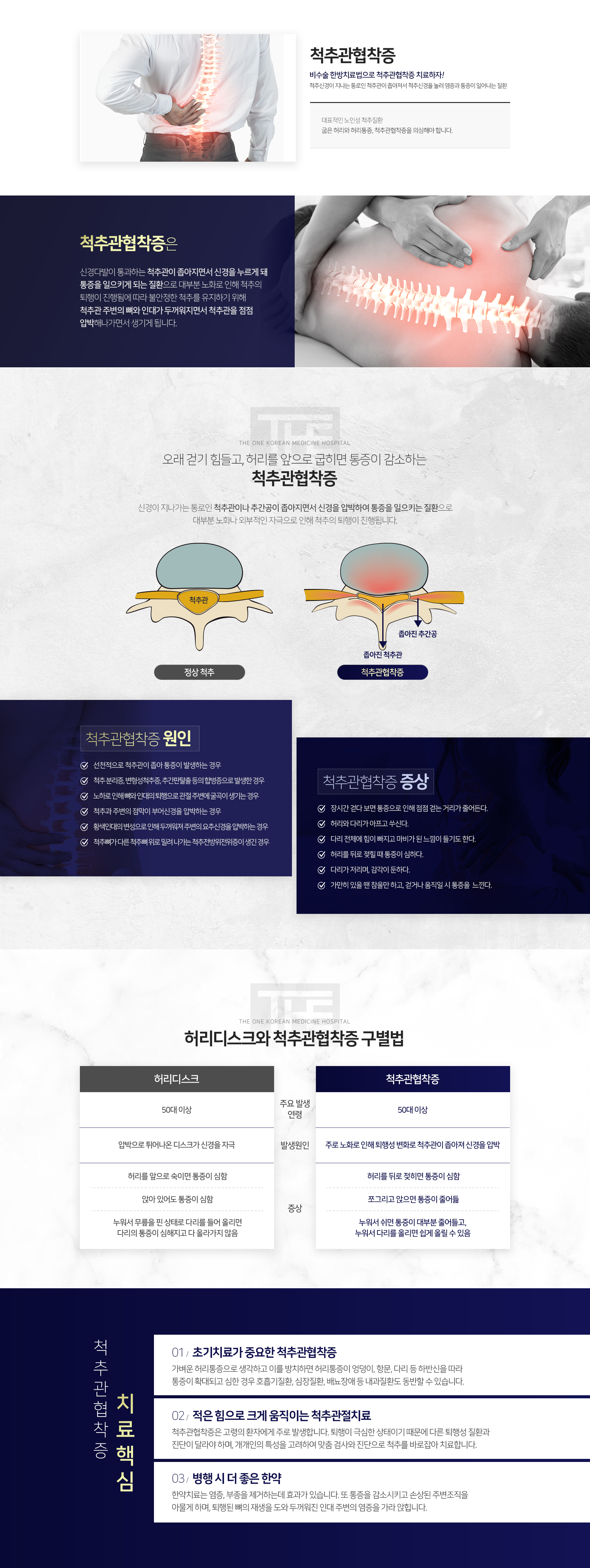 오래-걷기-힘들고-허리를-앞으로-굽히면-통증이-감소하는-척추관협착증-신경이-지나가는-통로인-척추관이나-추간공이-좁아지면서-신경을-압박하여-통증을-일으키는-질환으로-대부분-노화나-외부적인-자극으로-인해-척추의-퇴행이-진행됩니다-척추관협착증-치료-핵심-초기-치료가-중요-적은-힘으로-크게-움직이는-척추-관절치료-병행-시-더-좋은-한약