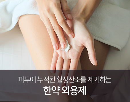 피부에-누적된-활성산소를-제거하는-한약-외용제