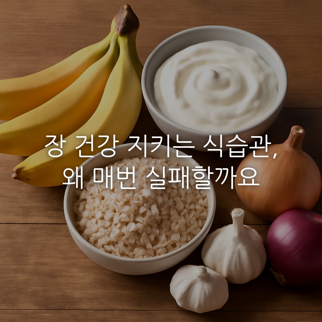 장 건강 지키는 식습관, 왜 매번 실패할까요