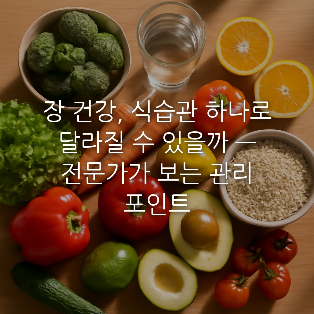 장 건강, 식습관 하나로 달라질 수 있을까 — 전문가가 보는 관리 포인트